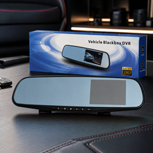Espejo Retrovisor DVR Full HD 1080 con Cámara y Pantalla Integrada para Auto