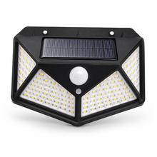 Lámpara Solar LED Exterior BK-100 con Sensor de Movimiento – Iluminación Automática para Muros