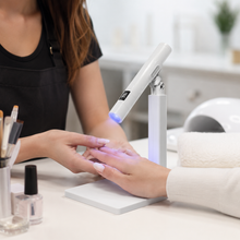 Lámpara UV/LED Inalámbrica para Uñas con Soporte 360° – Portátil y Ajustable