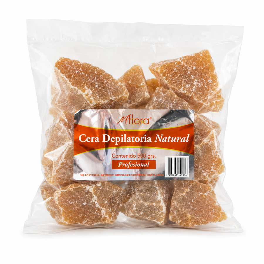 Cera Depilatoria Natural En Trozo 500 gr