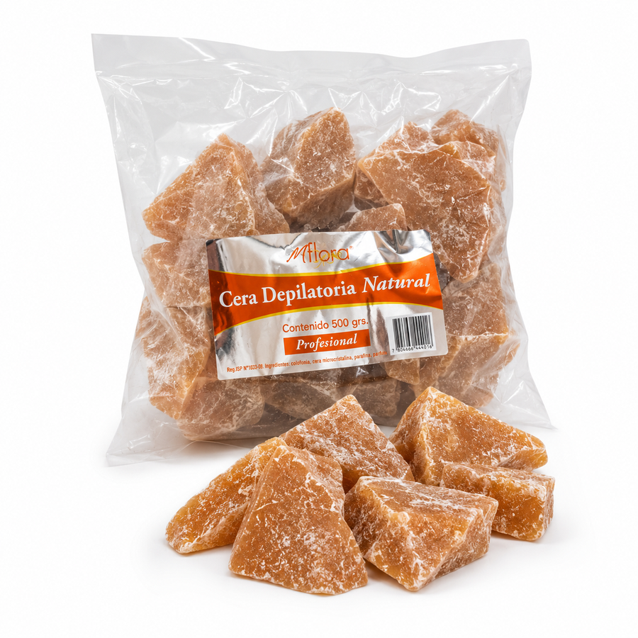 Cera Depilatoria Natural En Trozo 500 gr