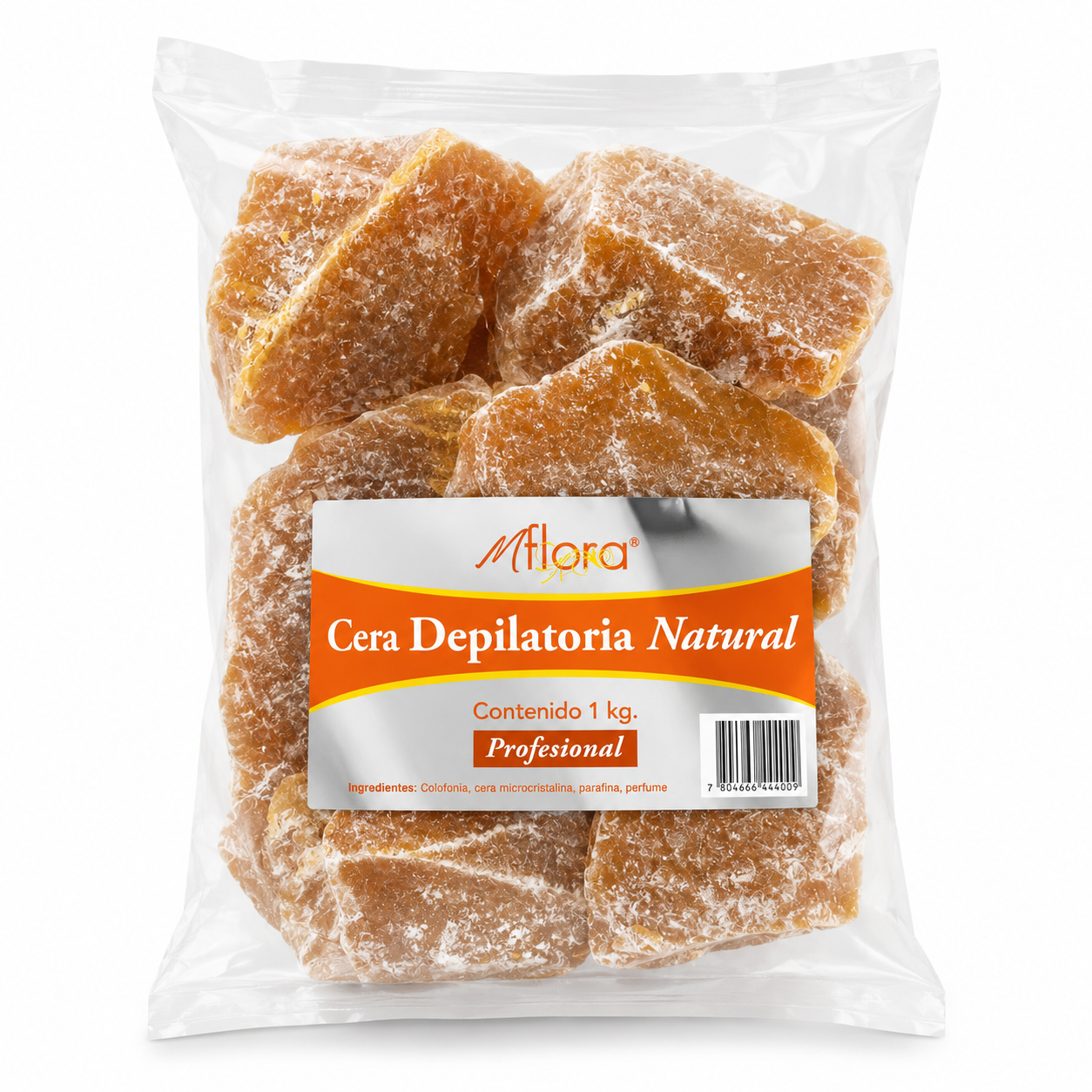 Cera Depilatoria Natural en Trozos 1 Kg – Formato Profesional