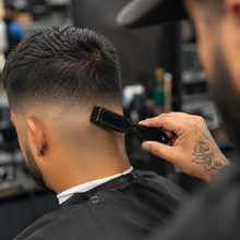 Cepillo Fade Pulidor Negro para Barbería – Limpieza y Acabado de Degradados