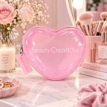 Estuche de Maquillaje Corazón Beauty Creations Rosa