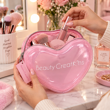Estuche de Maquillaje Corazón Beauty Creations Rosa