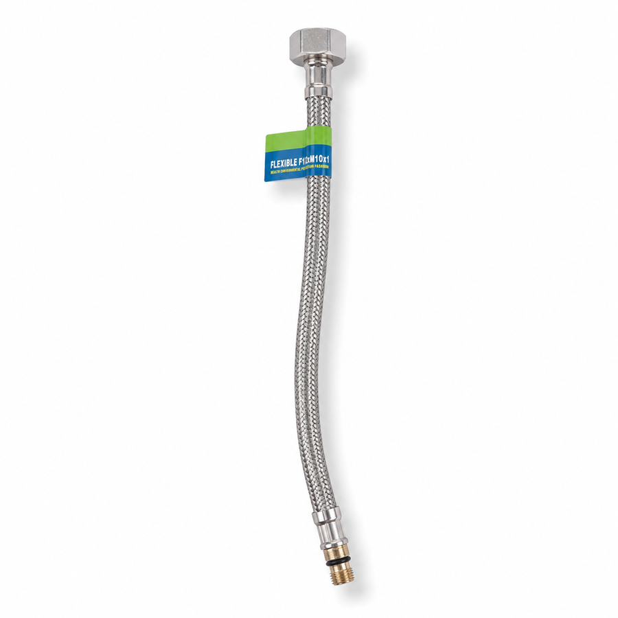 Flexible para Monomando F1/2” x M10x1 de 40 cm – Conexión Trenzada Metálica