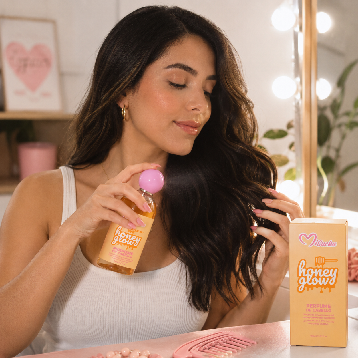 Perfume para el Cabello Honey Glow 150 ml Misucka