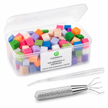 Pinza De Agarre Y 100 Esponjas Blender Manicuria Cherimoya