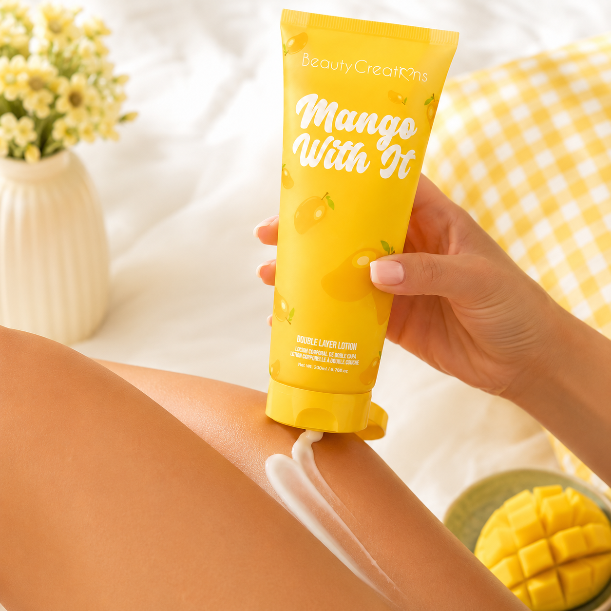 Mango  Doble Capa Crema Humectante Beauty Creations
