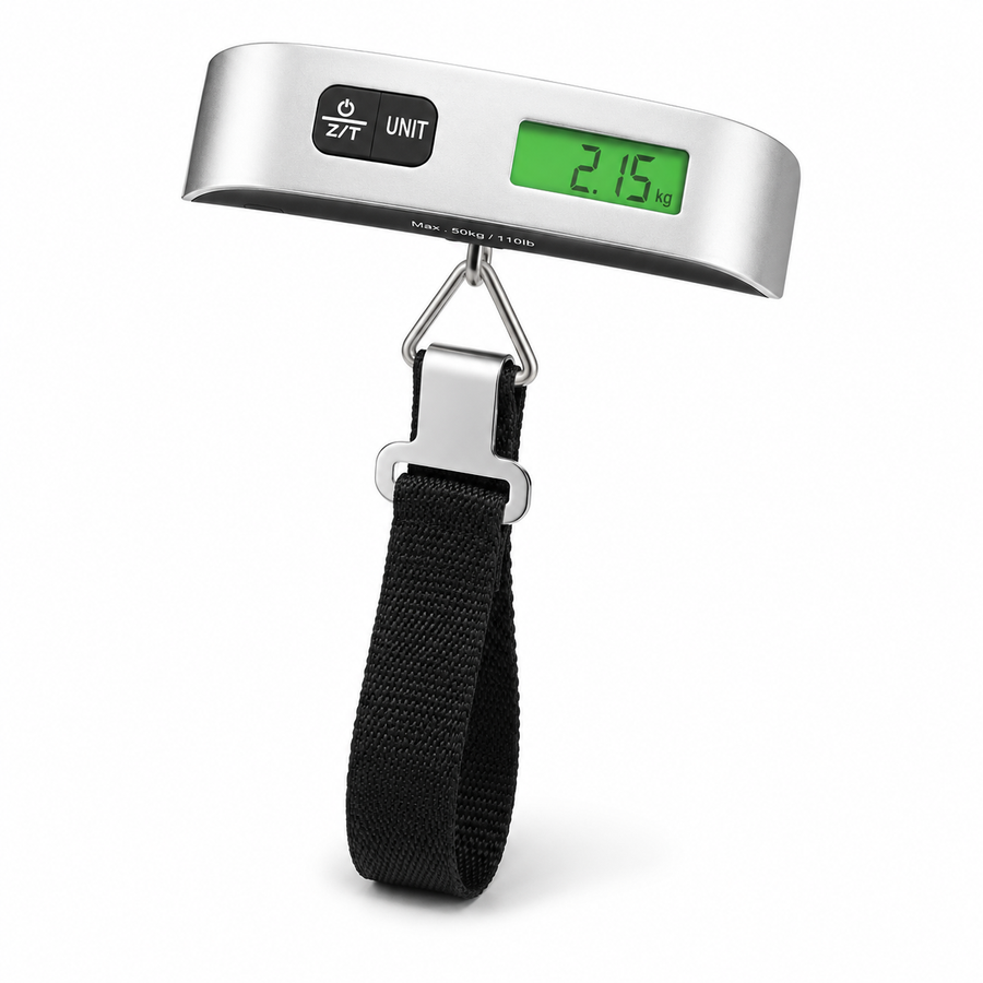 Balanza Pesa Digital De Maleta Para Colgar Capacidad 50kg