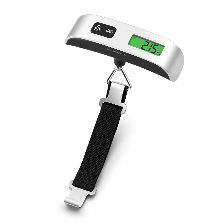 Balanza Pesa Digital De Maleta Para Colgar Capacidad 50kg