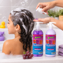 Shampoo y Acondicionador Bubblee Kids Uva Cabello Liso Bubbaluu