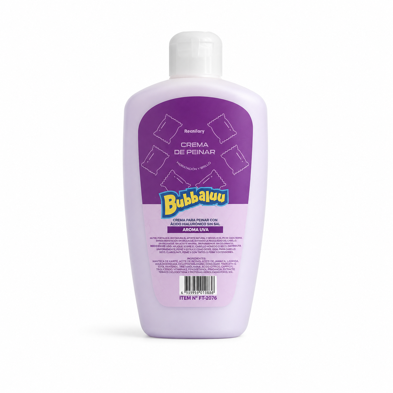 Crema Para Peinar Bubbaluu 250 ml
