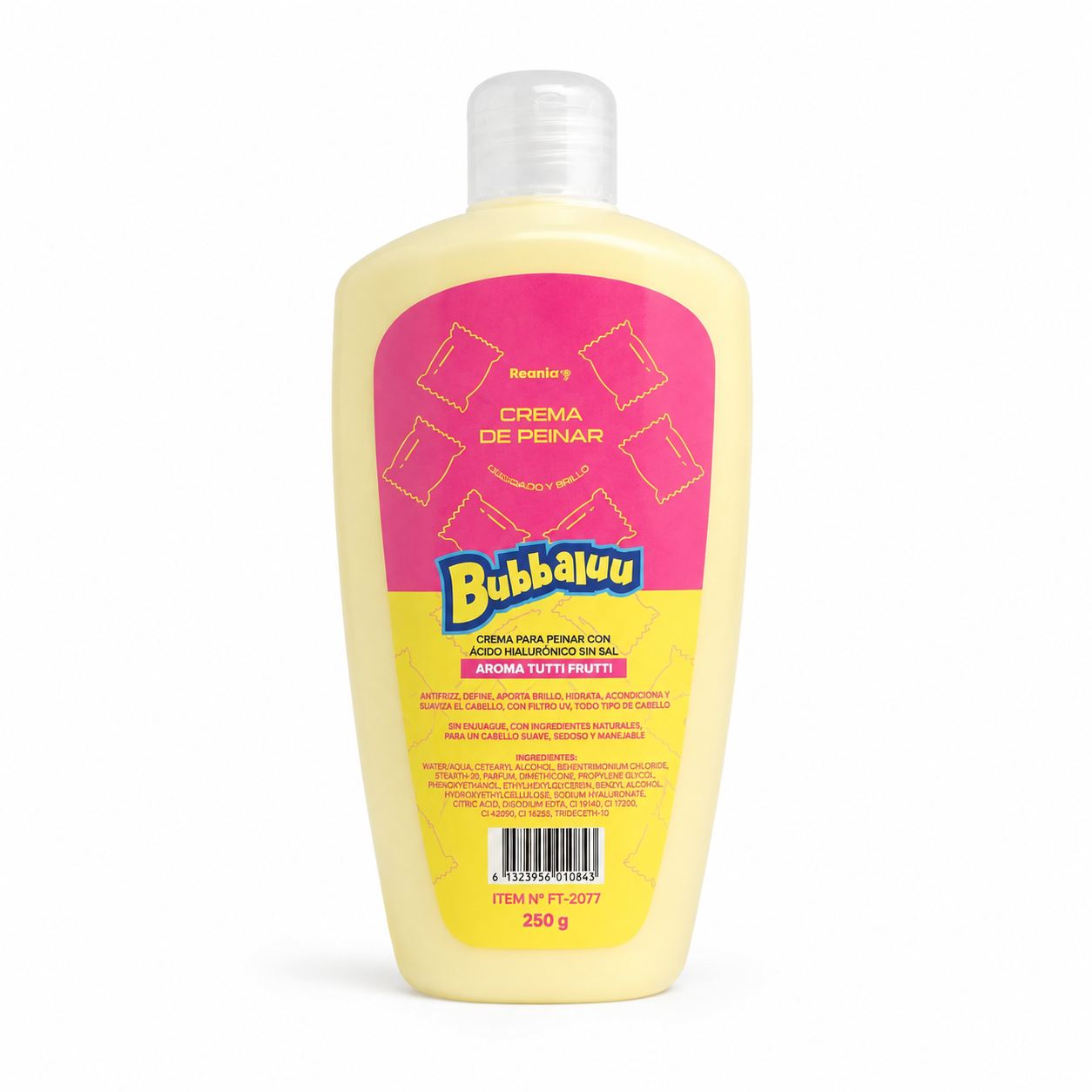 Crema Para Peinar Bubbaluu 250 ml