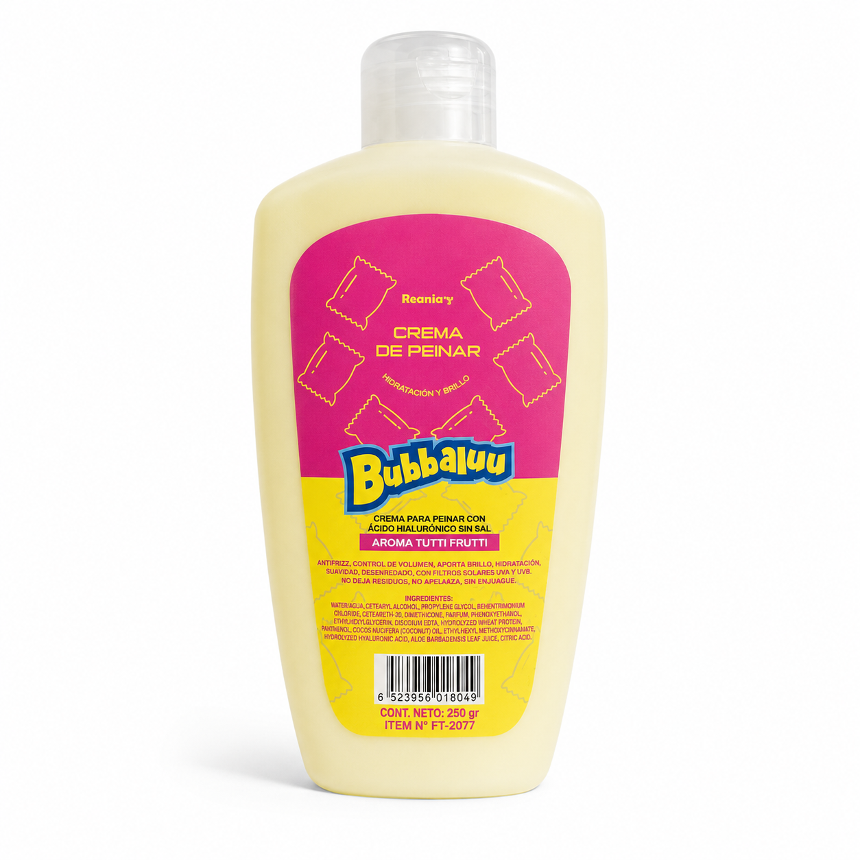 Crema Para Peinar Bubbaluu 250 ml