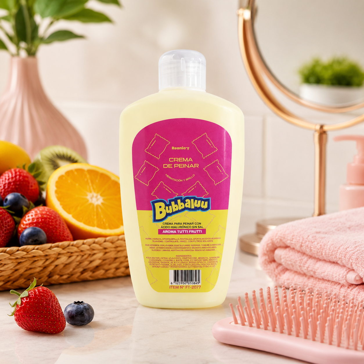 Crema Para Peinar Bubbaluu 250 ml