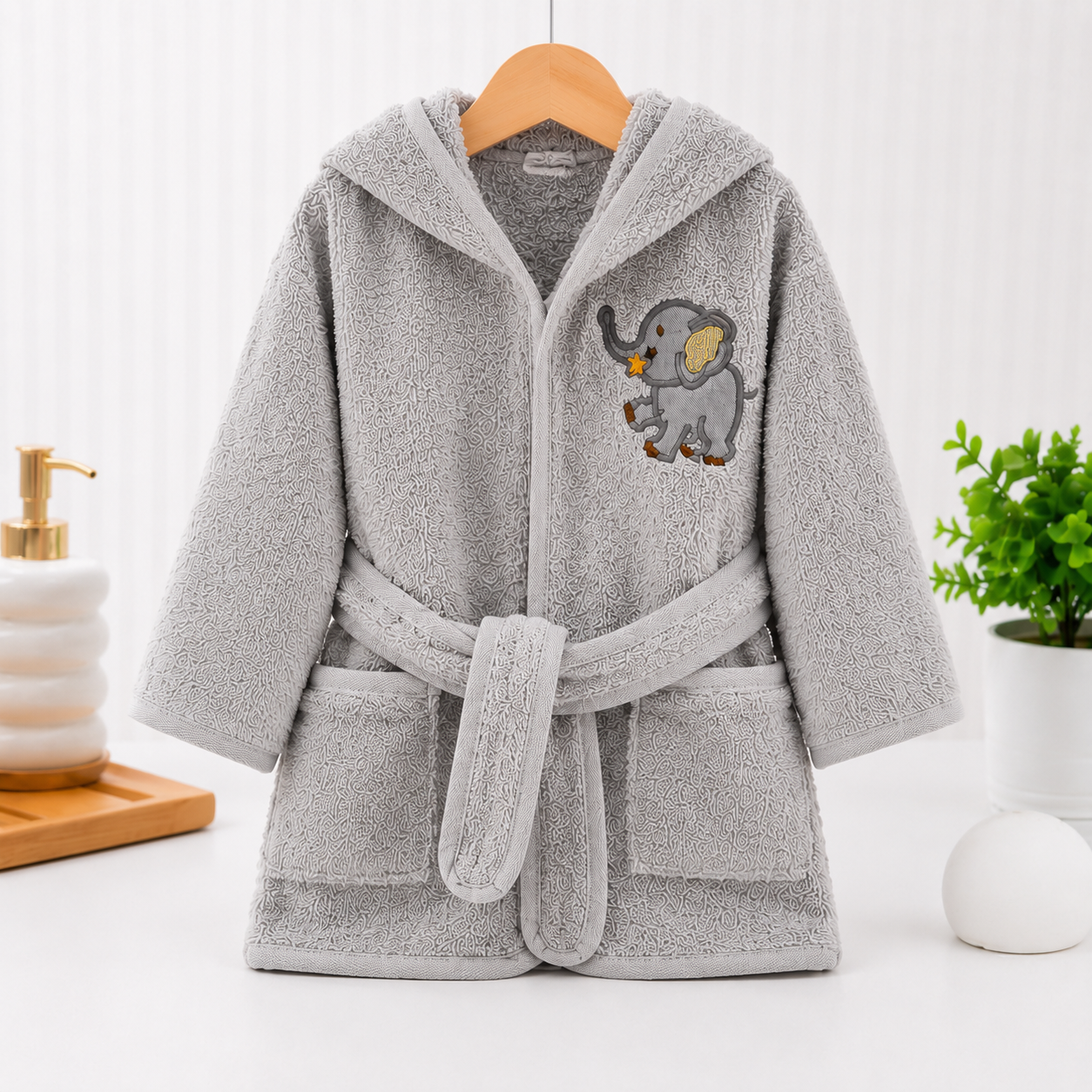 Salida De Baño, Bata Para Bebe