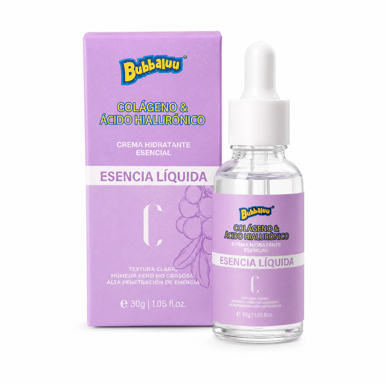 Esencia Líquida Facial Bubbaluu 30ml
