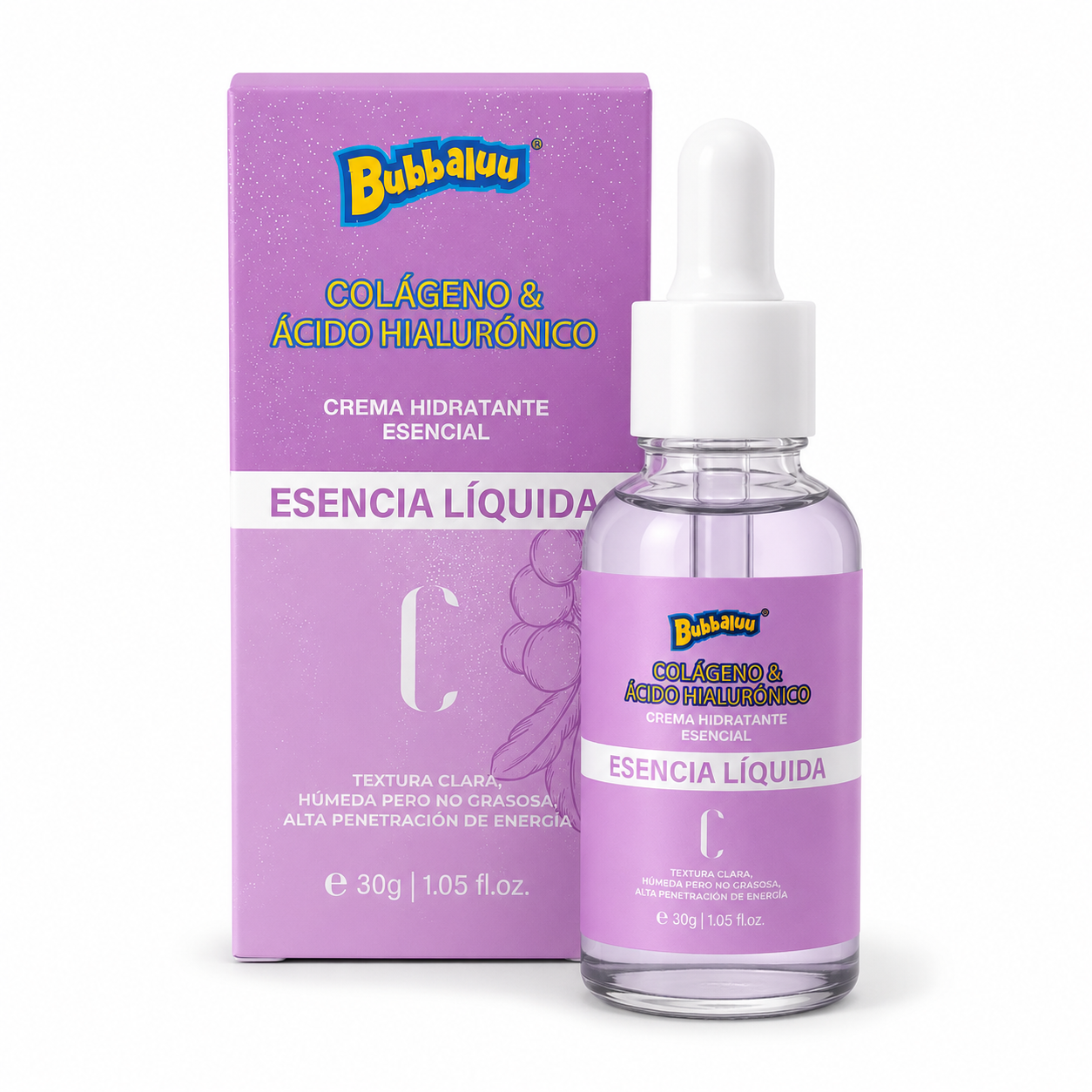 Esencia Líquida Facial Bubbaluu 30ml