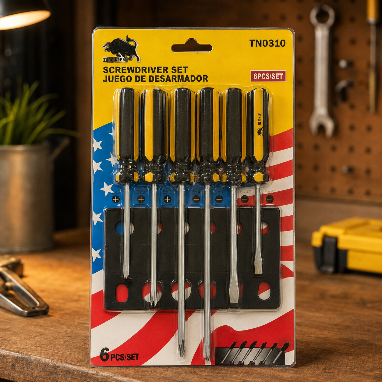 Set de 6 Destornilladores Toro Negro