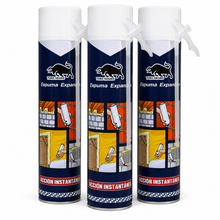 Pack de 3 Espumas Expansivas Toro Negro 750 ml