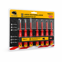 Set de 6 Destornilladores Aislados Toro Negro TN0317