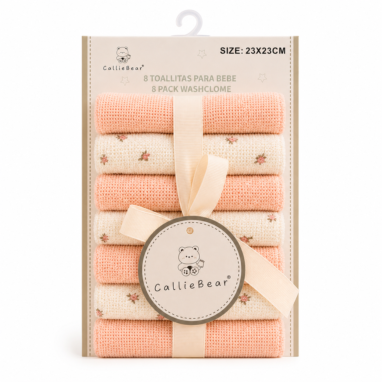 Set De 8 Mini Toallas De Aseo bebe