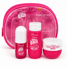 Set viajero Misucka Summer Beach color Fucsia