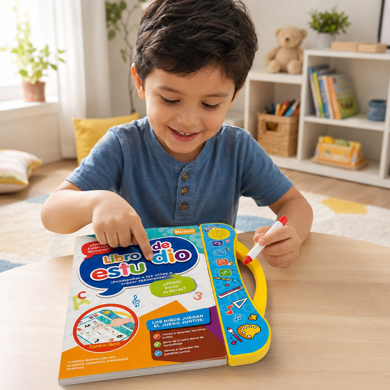 Libro De Aprendizaje Educativo Interactivo Con Sonido Para Niños