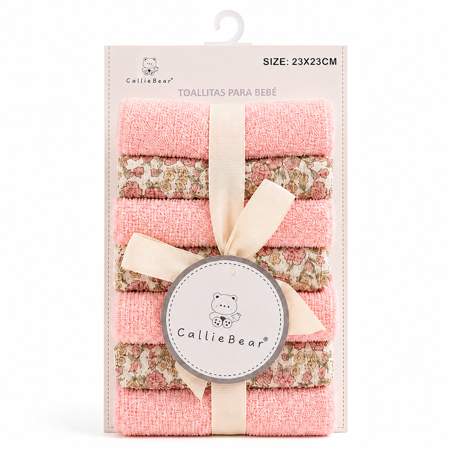 Set De 8 Mini Toallas De Aseo bebe