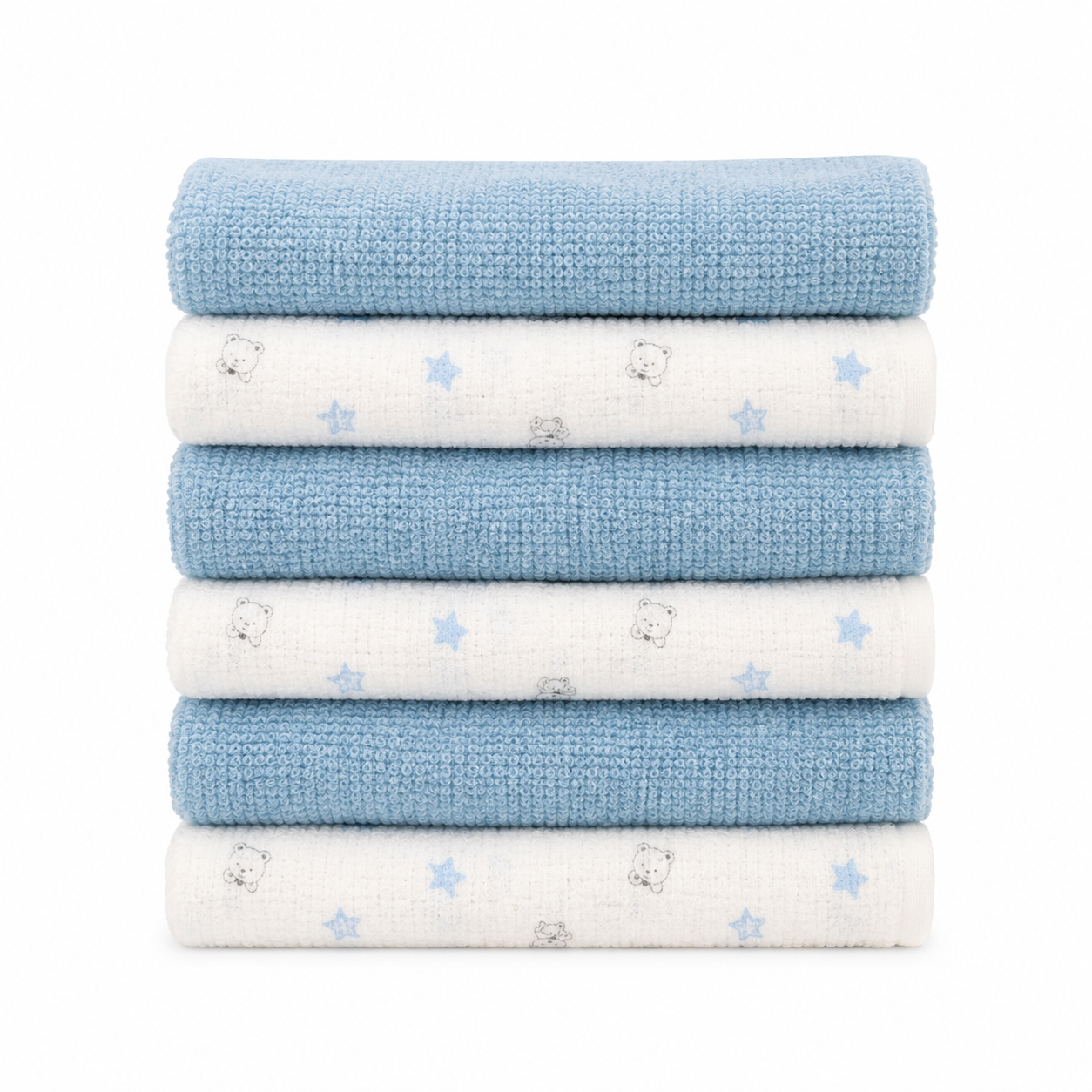 Set De 8 Mini Toallas De Aseo bebe