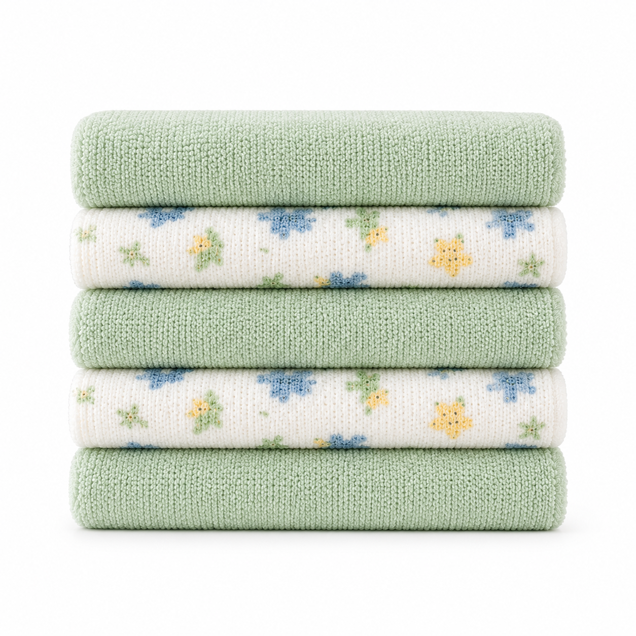 Set De 8 Mini Toallas De Aseo bebe