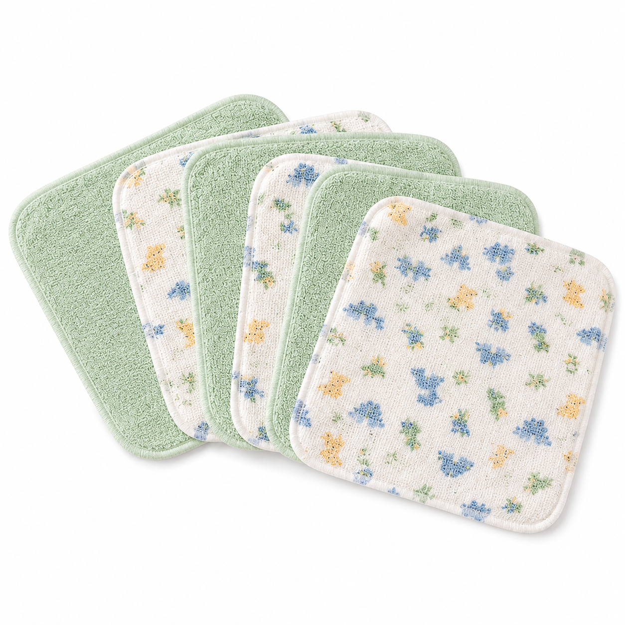 Set De 8 Mini Toallas De Aseo bebe