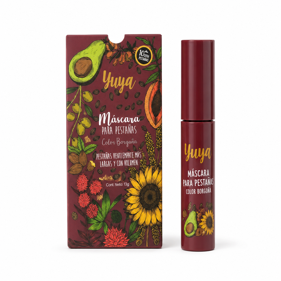 Máscara de Pestañas Yuya Color Borgoña 10 g