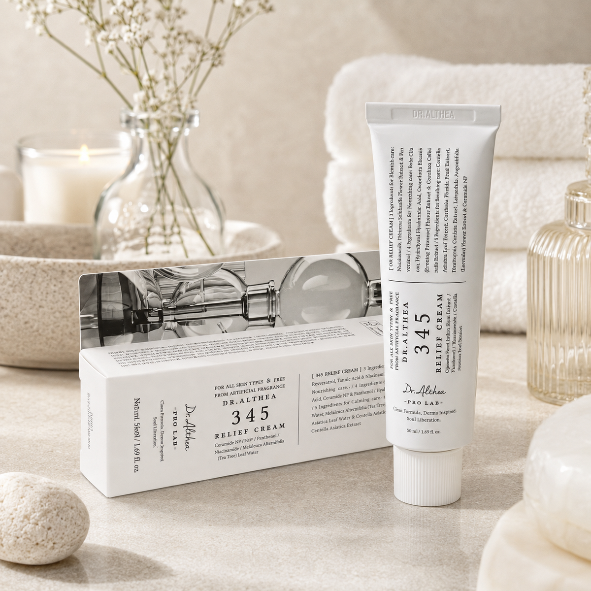 Dr. Althea 345 Relief Cream 50 ml – Crema Facial Calmante e Hidratante