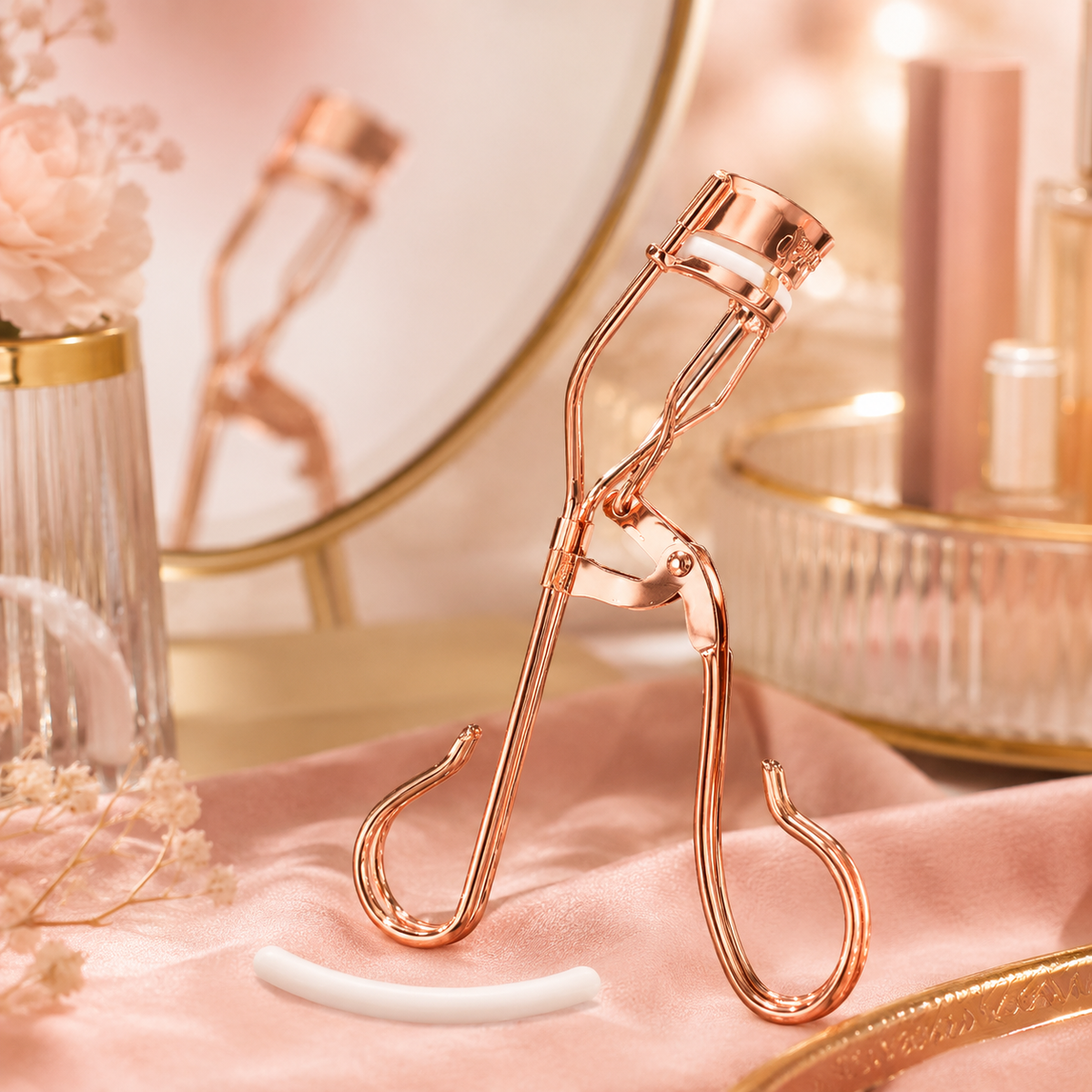 Encrespador de Pestañas Beauty Creations Rose Gold