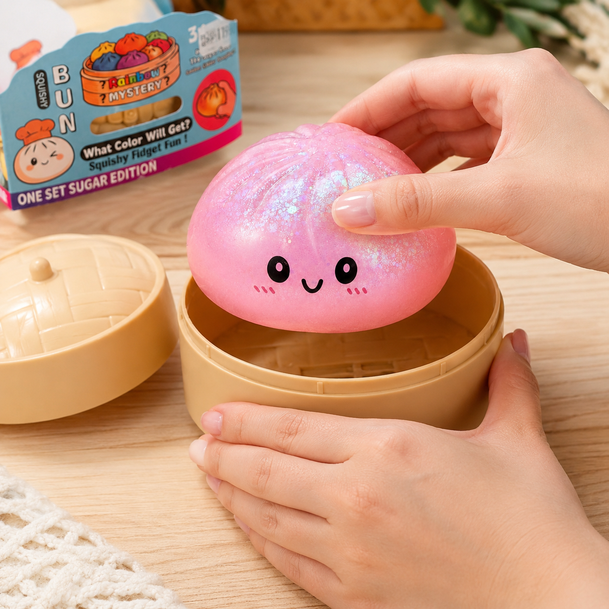 Dumpling Squishy Glitter