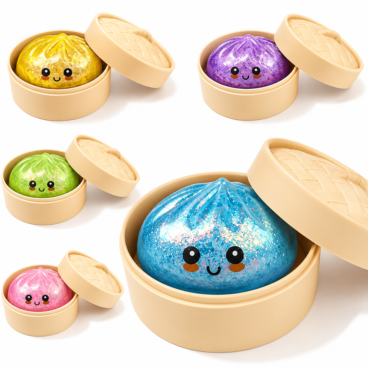 Dumpling Squishy Glitter