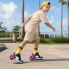 Patines Ajustable Con Luces Led Para Zapatillas