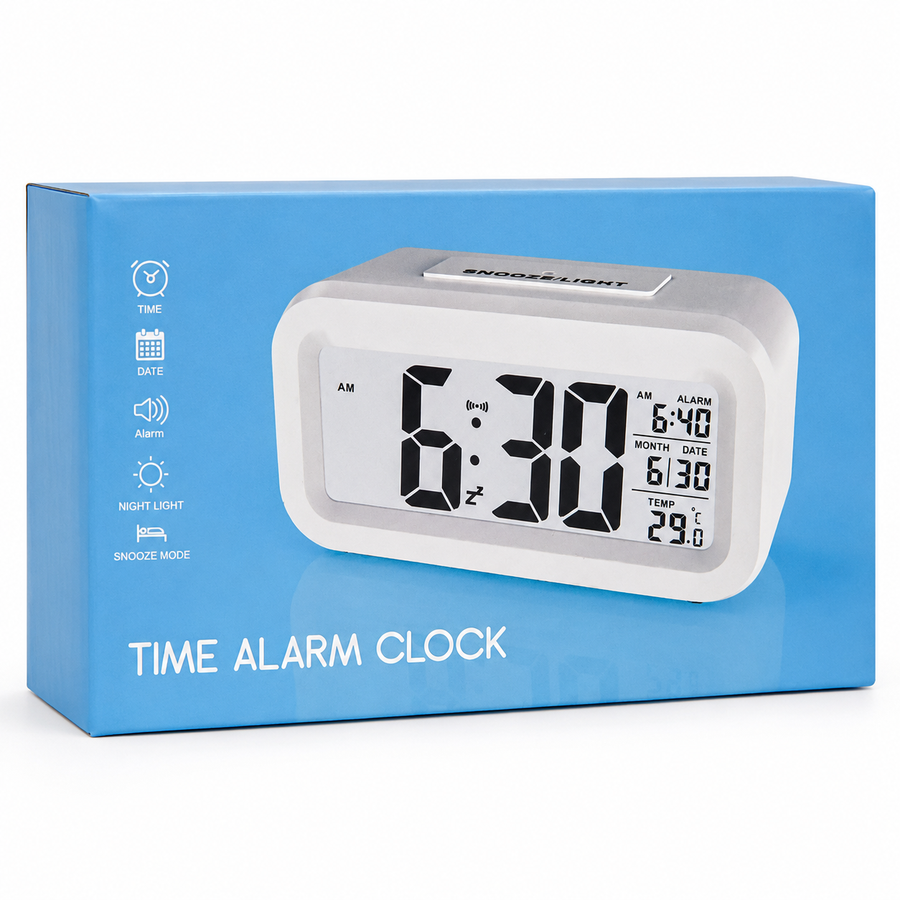Reloj Despertador Cuadrado