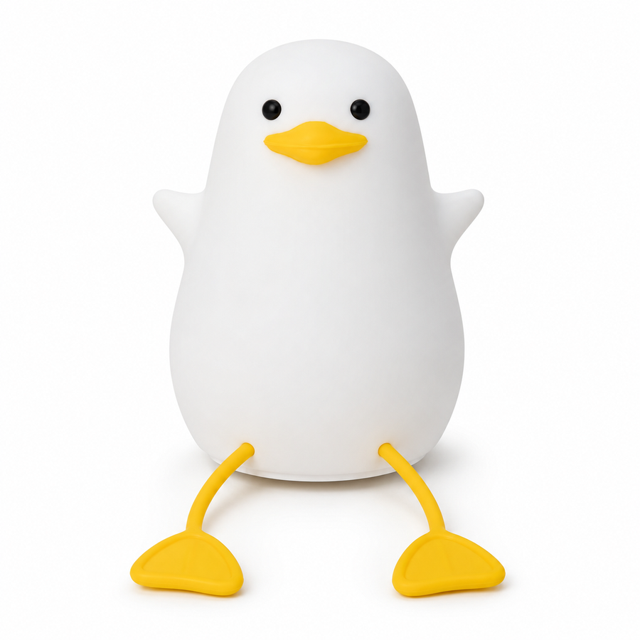 Lámpara Nocturna Pingüino con Soporte para Celular