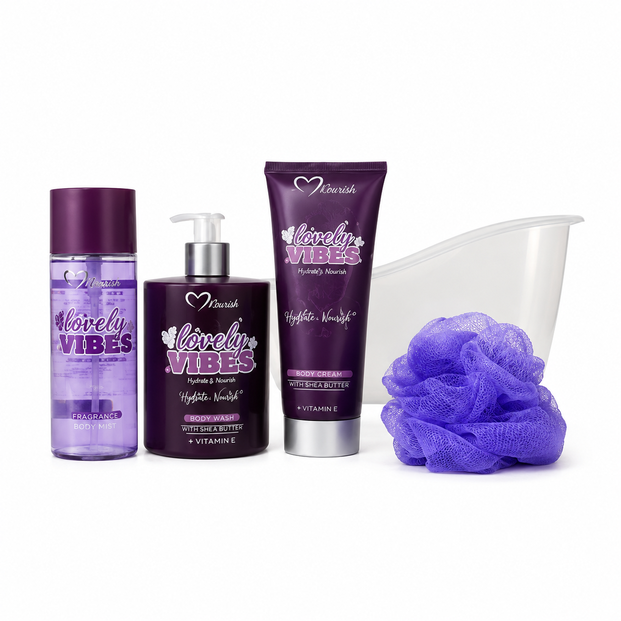 Set de cuidado corporal Lovely Vibes