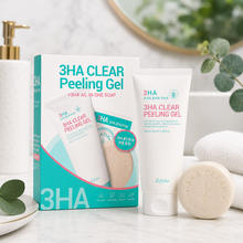 Kit Exfoliante Esfolio 3HA Clear Peeling Gel + Jabón Facial