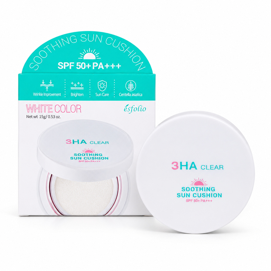 Cushion Solar Iluminador Esfolio SPF 50+ PA+++ – Protección y Luminosidad