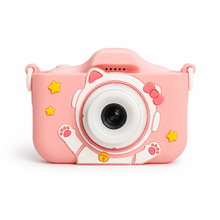 Cámara Digital Infantil Rosada Diseño Gatito – Diversión y Creatividad