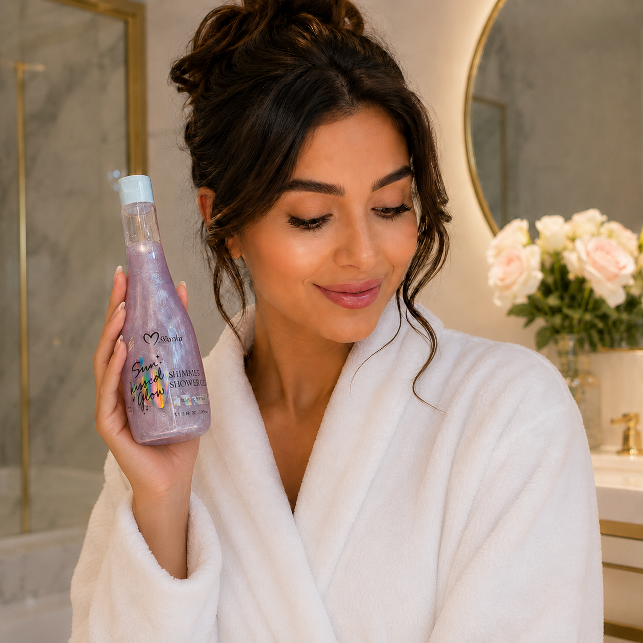 Gel de Ducha Shimmer Misucka – Aroma, Limpieza y Brillo