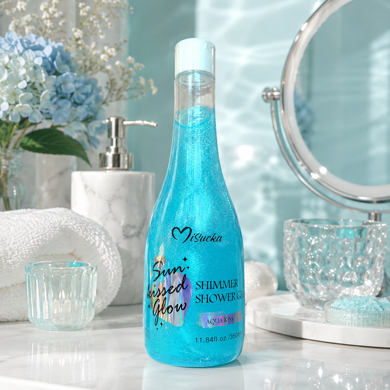Gel de Ducha Shimmer Misucka – Aroma, Limpieza y Brillo
