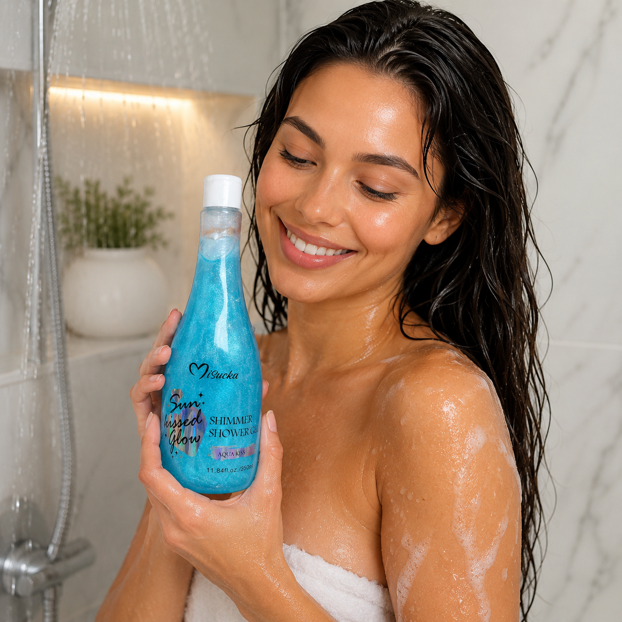 Gel de Ducha Shimmer Misucka – Aroma, Limpieza y Brillo