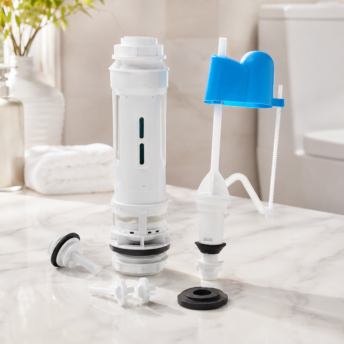 Kit De Valvula Completo Para Estanque Con Botón 397