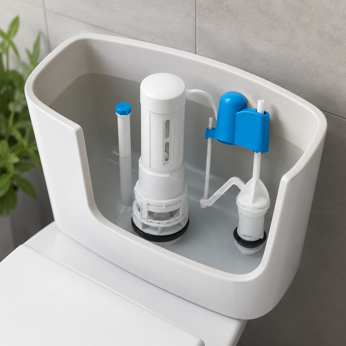 Kit De Valvula Completo Para Estanque Con Botón 397